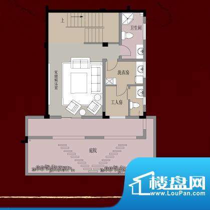 海墅云月376户型负一面积:72.85平米