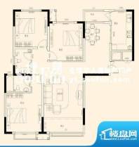 康和新城B-C2户型图面积:102.29平米