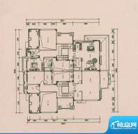 万科城六期琥珀郡二面积:252.00平米