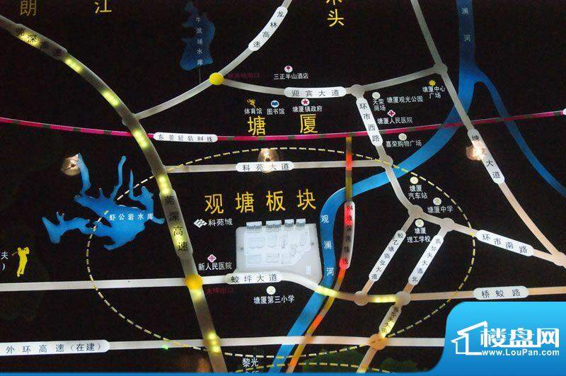 中信观澜凯旋城交通规划图（2012-8-4）