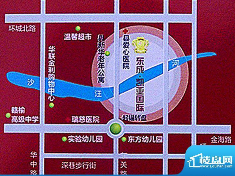 东成·凯亚国际交通图
