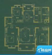 晶御中央D户型 3室2面积:141.25m平米