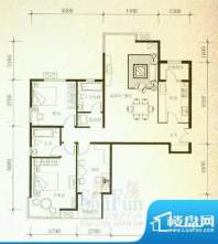 君悦财富广场A1 3室面积:125.00m平米