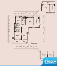 家天下4期A1户型 3室面积:122.00平米