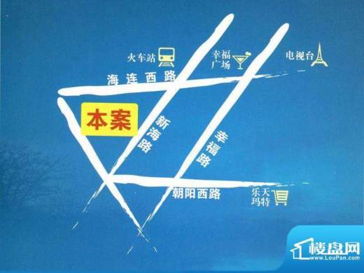 江天花园交通图
