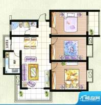 香阁里拉花园M2户型面积:122.48m平米