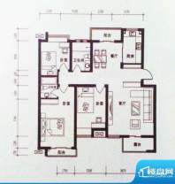 正承名筑洋房北进C户面积:129.67m平米