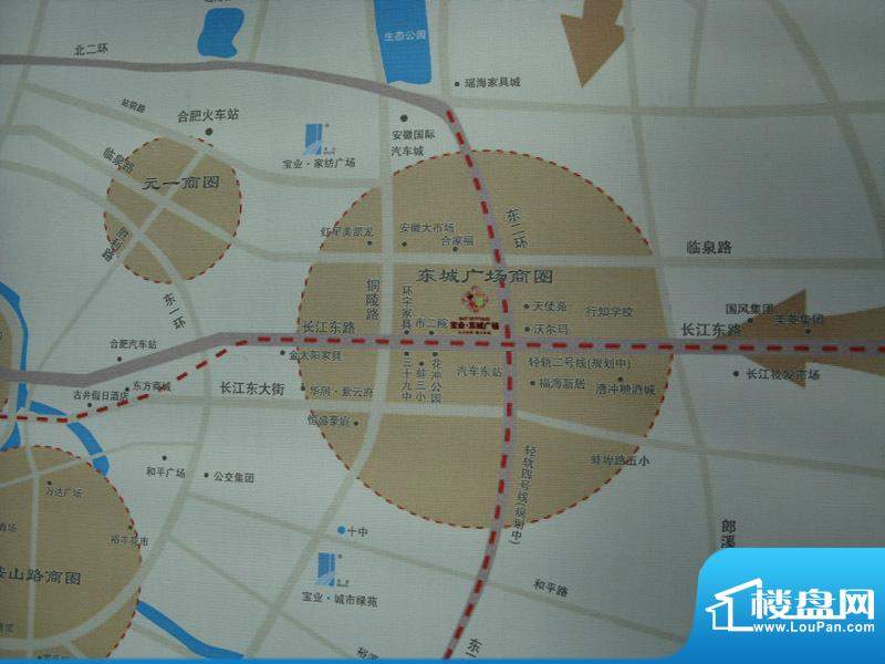 宝业东城广场电子区位图