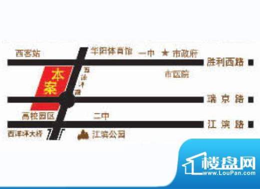 香江新城交通图