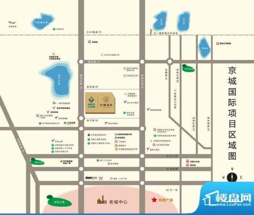 京城国际交通图