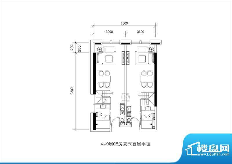 邦泰国际公寓4-9层0面积:0.00平米