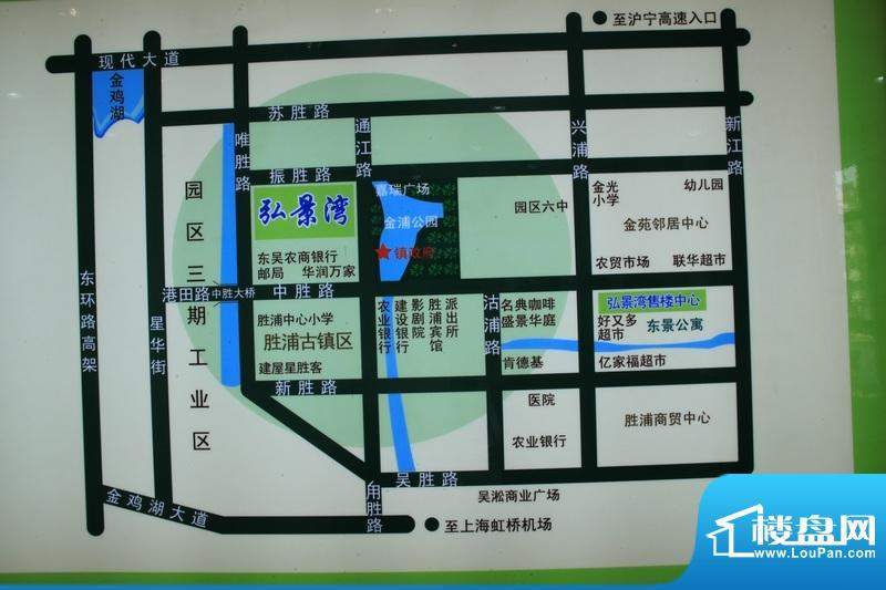 弘景湾交通图