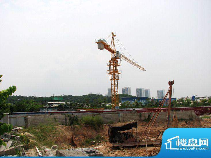 观海澜庭2011.8.24工地实景