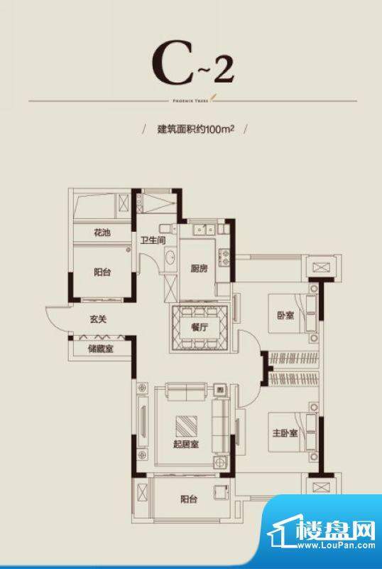 保利梧桐语03、09、面积:100.00平米