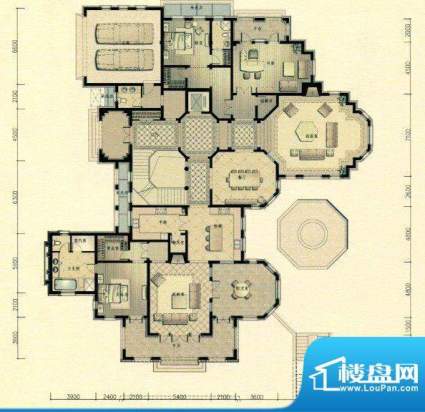 三江尊园户型图 2室面积:0.00m平米