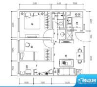 朗诗绿色街区二期11面积:44.00平米