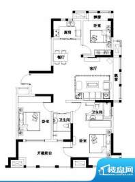 兰亭苑二期08幢标准面积:120.97平米