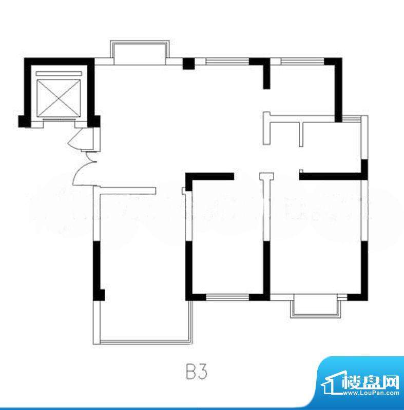 旭东新城18幢标准层面积:92.97平米