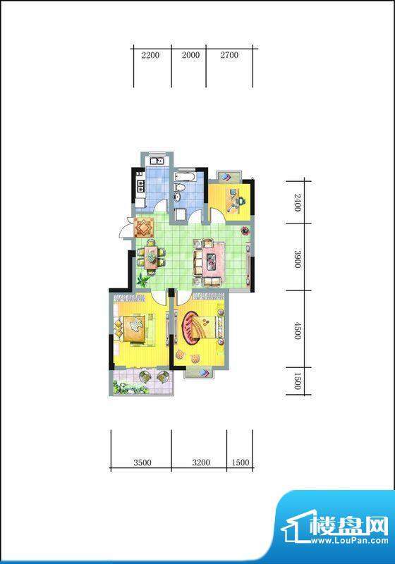 旭东新城二期15幢标面积:98.00平米