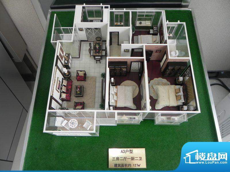 金轮翡翠名园售楼部户型模型（2012-6）