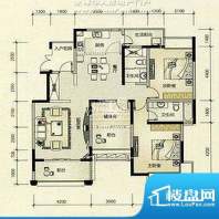 群盛北江豪庭小高层面积:124.98平米