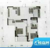 海德北岸城一期02#2面积:89.00平米