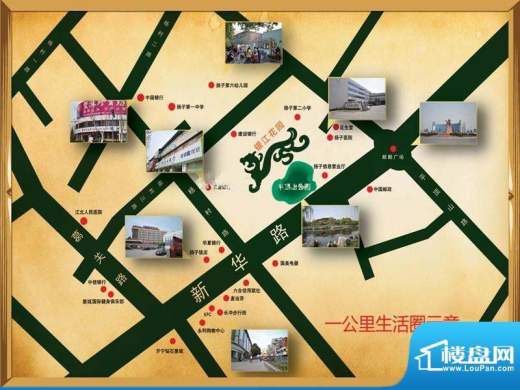 银江花园交通图