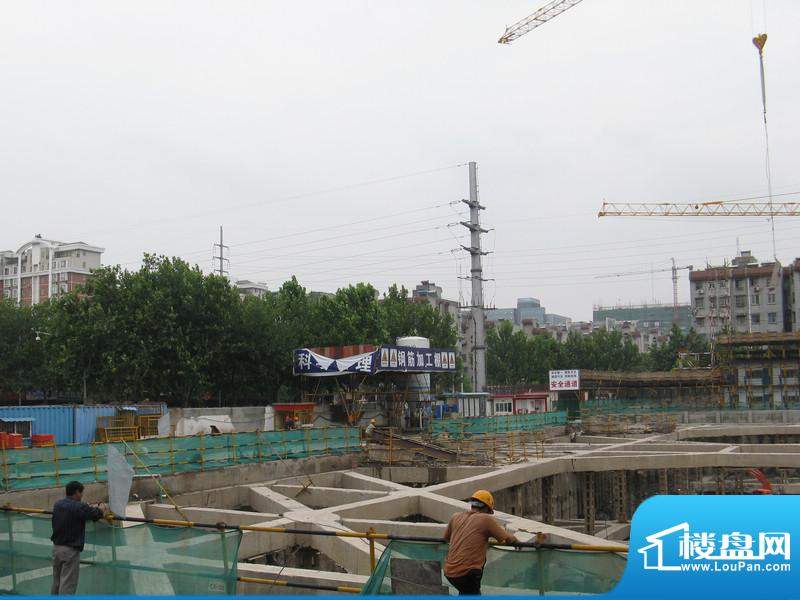 天玺国际广场一期项目施工现场（2011.6