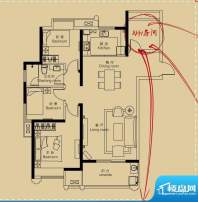 融侨世家一期06#标准面积:110.00平米