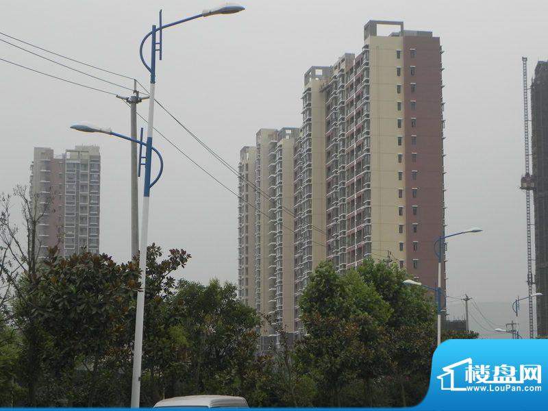 万裕龙庭水岸28-1幢施工实景图（2012.0