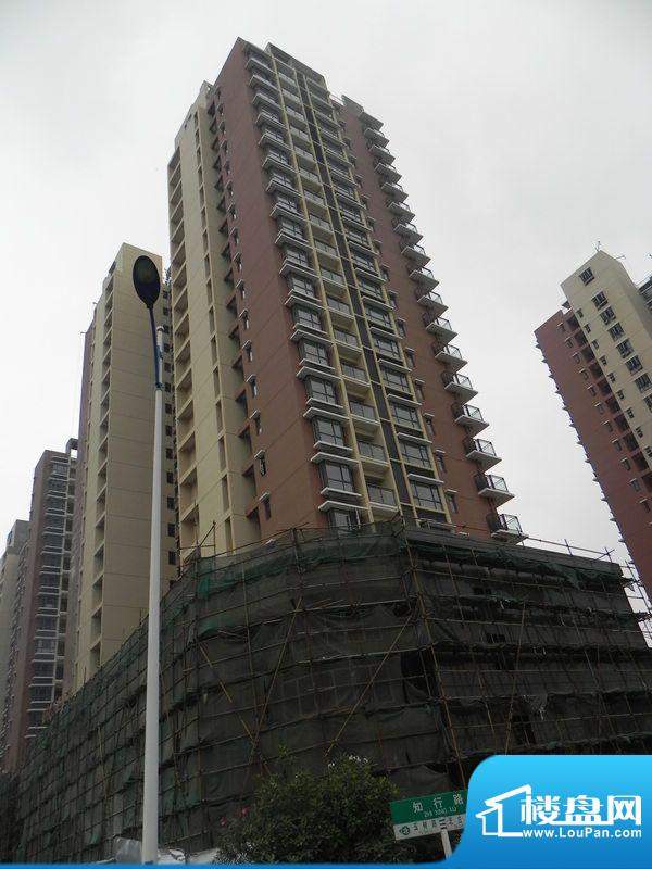 万裕龙庭水岸28-3幢施工实景图（2012.0
