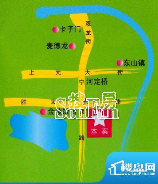 江宁1号交通图