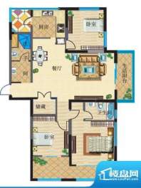 江宁1号1期2#楼6-20面积:139.59平米