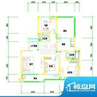 雨山美地一期10#1-4面积:122.90平米