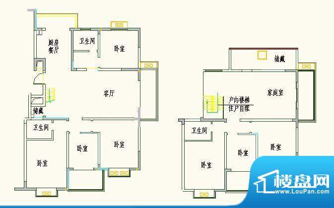 峨嵋公寓E 7室2厅3卫面积:0.00平米