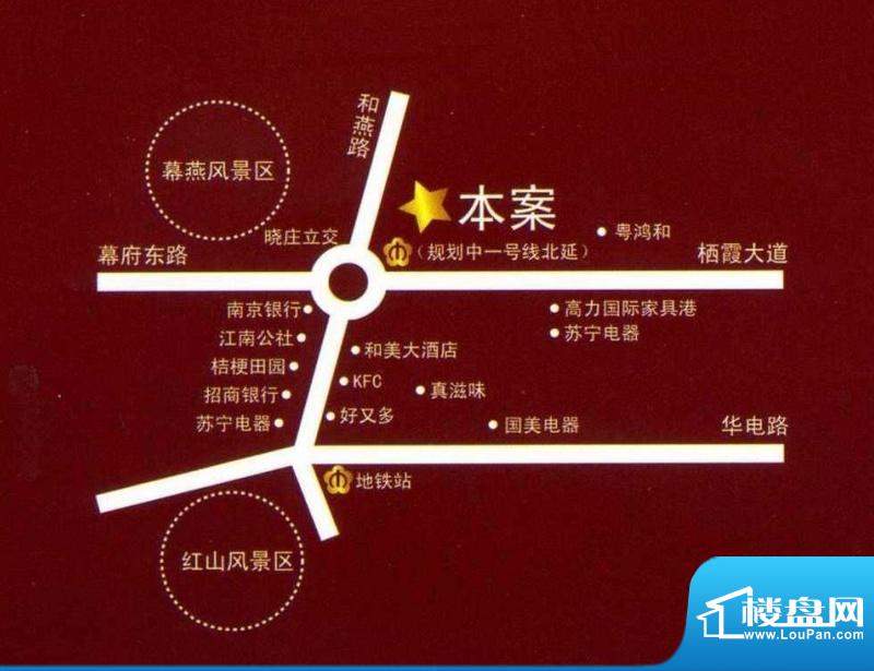 晓庄国际广场区位图