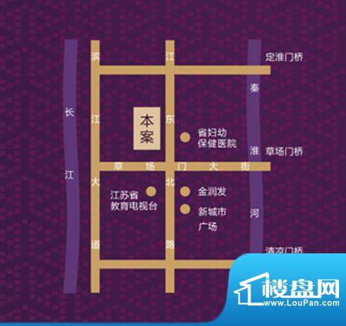 郑和国际广场交通图