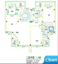 百美山庄一期独栋K型面积:302.00平米