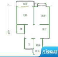 鑫庭雅苑户型图 2室面积:0.00平米