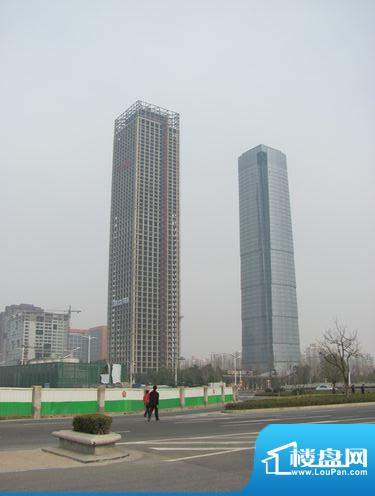 金奥国际中心南侧远眺图（2010.2）