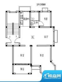 聚贤新城K户型 3室1面积:95.00平米