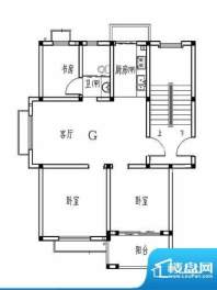 聚贤新城G户型 3室1面积:89.00平米