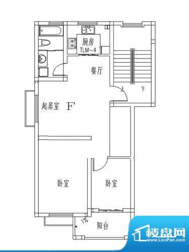 聚贤新城F 2室2厅1卫面积:0.00平米
