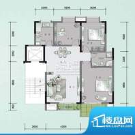 奥体新城B1 3室2厅1面积:0.00平米