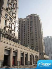 瑞鸿名邸01幢底商施工进度实景(2012.1.