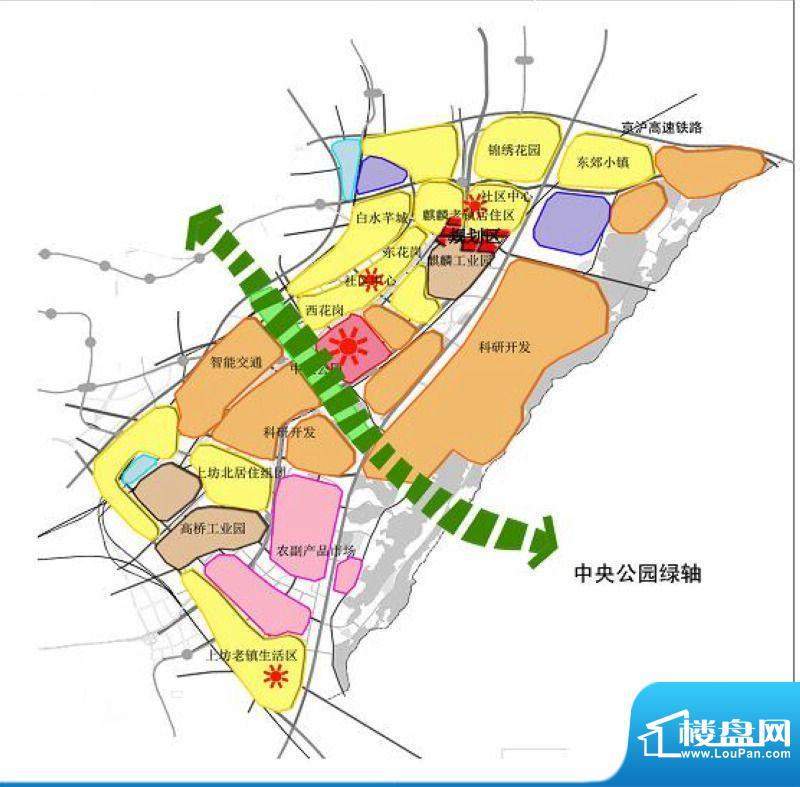 江宁麒麟科技创业园经济适用房区位示意