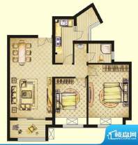 万象春天2B 2室2厅1面积:98.18m平米