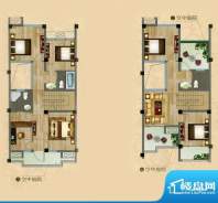 栖园联排别墅 L户型面积:200.00m平米