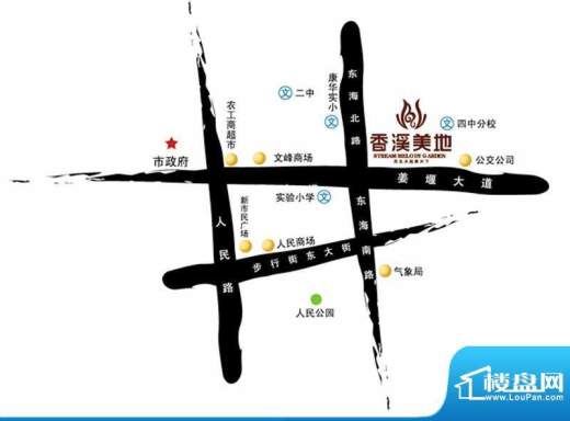 香溪美地交通图