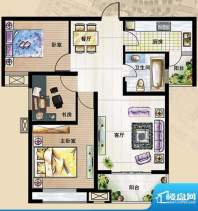 香溪美地E户型 3室2面积:105.00m平米